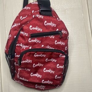 Cookies Red Sling Backpack Crossbody Bag